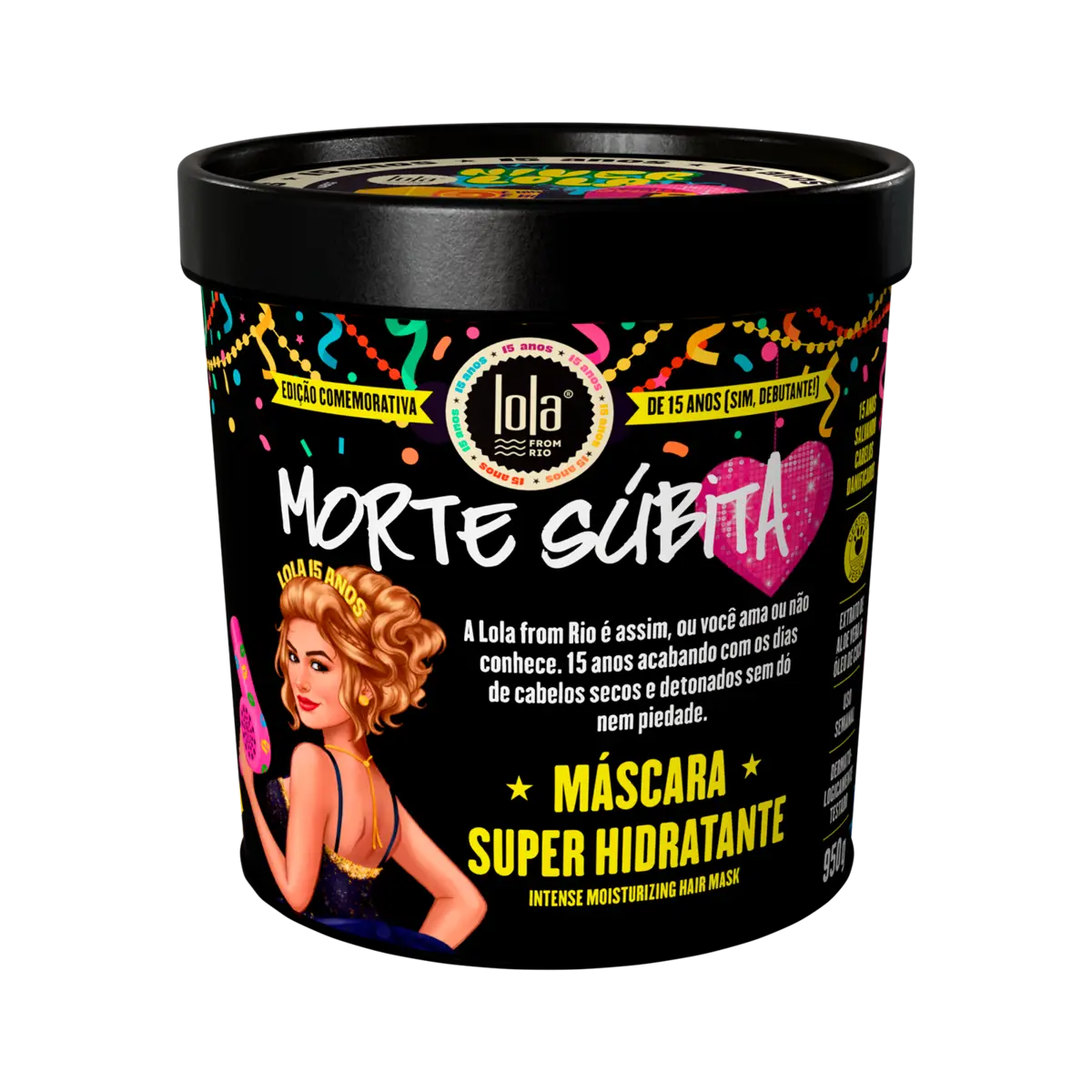 Máscara Morte Súbita 15 Anos 950g