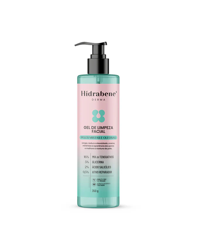 Gel de Limpeza Facial Hidrabene Peles Mistas e Oleosas