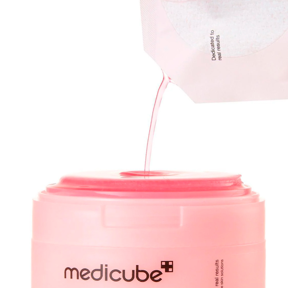 Pads Medicube PDRN Pink Collagen Toning Gel 120ml 70pcs - Imagem 3