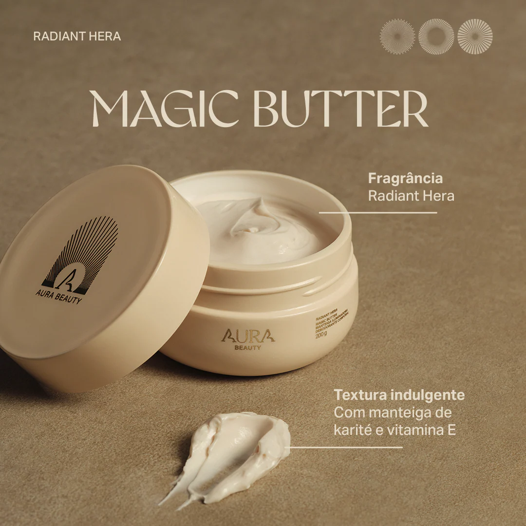 Manteiga Corporal Iluminadora Radiant Hera Aura Beauty - Imagem 2