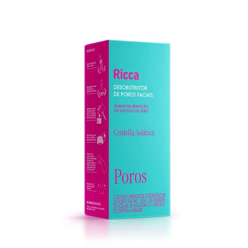Desobstrutor de Poros Facial Ricca 150ml - Imagem 3
